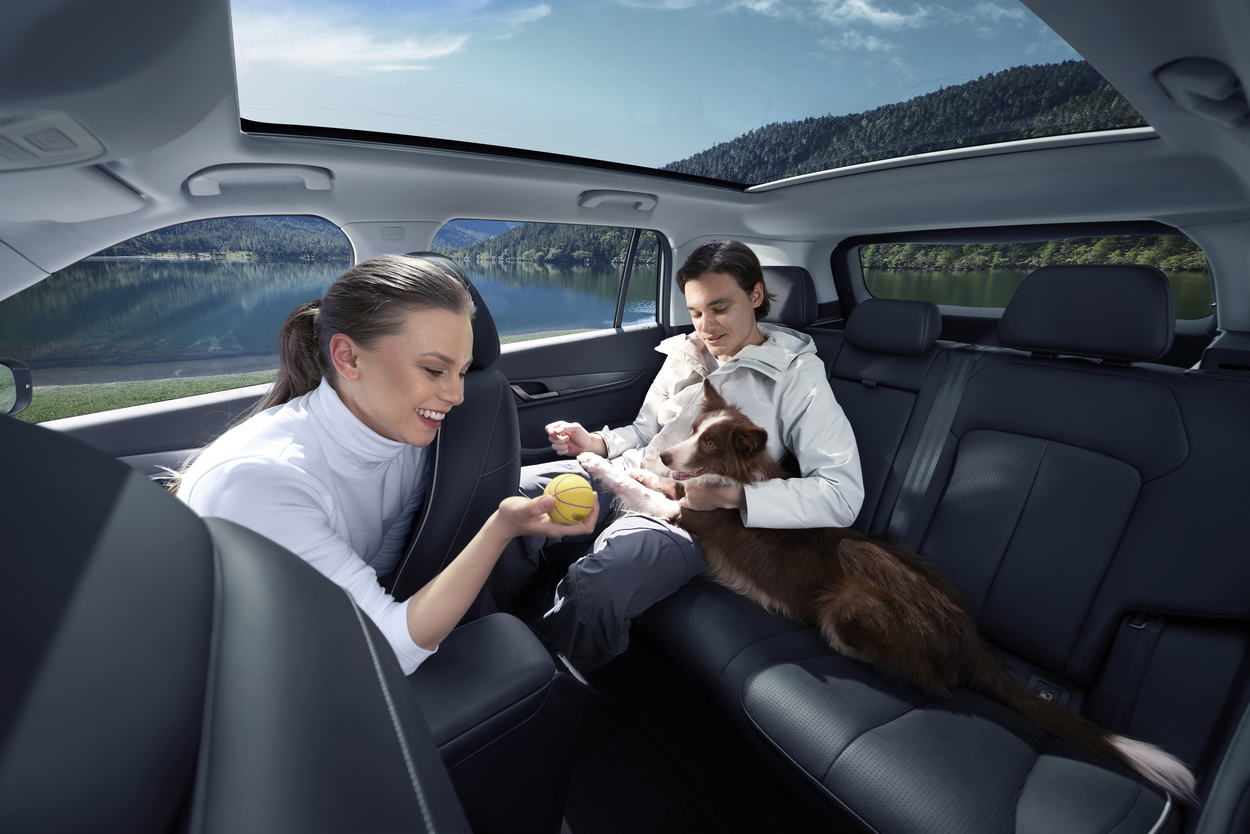 Przestronne tylne siedzenia